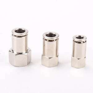 Conexiones Neumáticas de Conexión Rápida de la Serie PCF Resistentes a la Corrosión de Alta Presión, Recubiertas de Cobre y Níquel Interno - Product Image 5