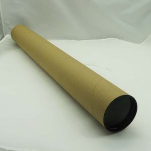 Capsules en plastique pour l'expédition, emballage postal, tube rond en carton kraft pour affiches - Product Image 2