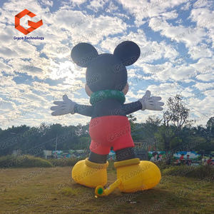 Ballon publicitaire gonflable populaire de <span class=keywords><strong>dessin</strong></span> animé <span class=keywords><strong>Mickey</strong></span> Minnie, modèle de souris gonflable personnalisé, <span class=keywords><strong>Mickey</strong></span> Mouse gonflable de Noël - Product Image 6