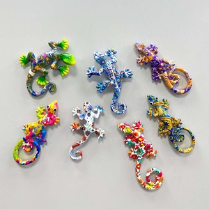 Imán de nevera con diseño de lagarto de las Islas Vírgenes Británicas, Tortola, recuerdo con impresión 3D de resina y logotipo personalizado - Product Image 5