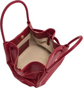 Dames Hana grote capaciteit vintage casual leren schoudertas met modieuze gespsluiting tote <span class=keywords><strong>bag</strong></span> - Product Image 5