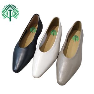 Mocassins plats pour femmes en cuir d'agneau 100% légers, pour l'été, les fêtes, la marche et le shopping, personnalisables avec logo, grandes tailles - Product Image 1