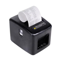 Printer Thermal Mini POS Langsung NAITING 80mm Model Baru USB+Ethernet 203dpi Tanpa Driver Sdk untuk Restoran