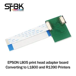 Epson-impresora UV L1800 R1390 DTF DTG, placa adaptadora de cabezal de impresión L805 L800, conexión de conversión de uso permanente