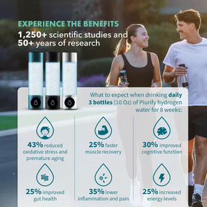 Bottiglia d'Acqua Idrogenata SPE <span class=keywords><strong>PEM</strong></span> 8000 PPB di Alta Qualità con Logo Personalizzato, Senza Ozono e Cloro Residuo - Product Image 2