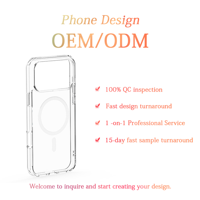 Custom logo Mold TPU PC Transparent Magnetic Mobile Phone case with Ring Stand Personalized Design for iPhone 17 Pro Max Covers