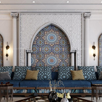 Foshan marocain Majlis canapé arabe au sol personnalisation possible ensemble de canapé arabe classique