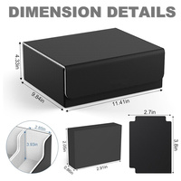 Étui pour jeu de cartes, boîte de rangement pour cartes à collectionner, 1800+ cartes, en cuir PU, compatible avec les boîtes de jeu TCG, Sport Card Commander DeckBox