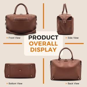 กระเป๋าเก็บผ้าอ้อมเด็กใช้ได้ทั้งชายและหญิงที่สง่างามเก็บของทำจากไนลอนแบบพกพาพร้อมสายคล้องกระเป๋า9ช่อง - Product Image 6