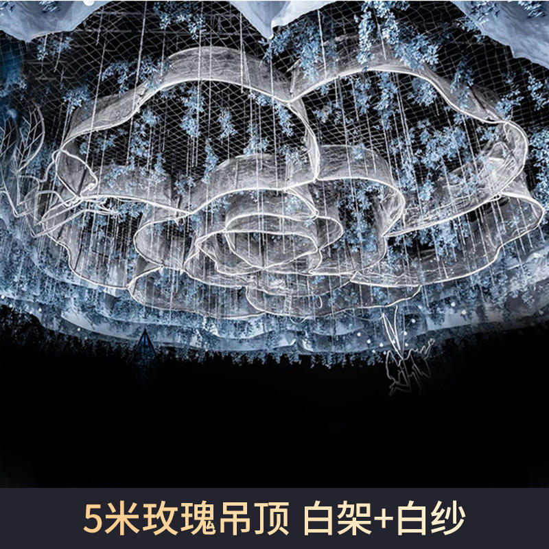 5-meter rose ceiling