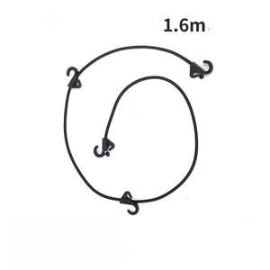 Corde élastique à quatre griffes pour rangement extérieur, sangle de fixation pour <span class=keywords><strong>camping</strong></span>-<span class=keywords><strong>car</strong></span>, corde de fixation pour bagages, corde à linge, accessoire de rangement - Product Image 2