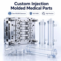 Fabricant de moules d'injection plastique pour boîtiers de dialyseurs sanguins transparents en PC de haute précision sur mesure