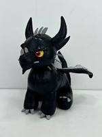 Jouet en peluche dragon brun de haute qualité personnalisé avec rembourrage en coton PP, taille 25 cm