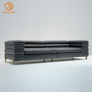 Sillón Reclinable Eléctrico Modular de Cuero Moderno y Minimalista <span class=keywords><strong>Mayfair</strong></span>, con Control Remoto, de Madera, para Pequeñas Villas, Apartamentos y <span class=keywords><strong>Hoteles</strong></span>, Personalizable - Product Image 2