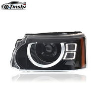 Conjunto de Faros Delanteros para Range Rover Sport 2010-2013, Estilo Defender Actualizado, Lente LED DRL