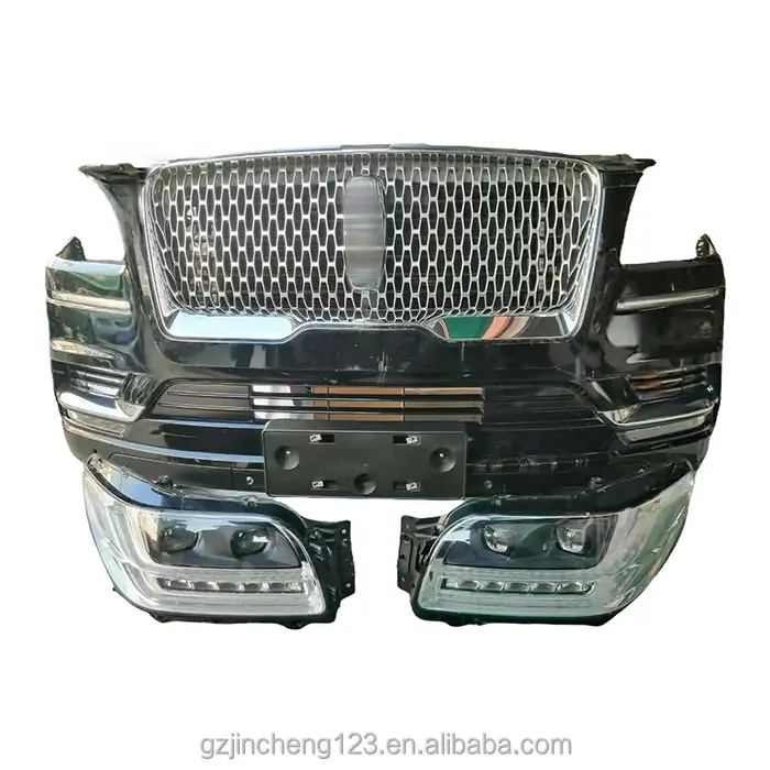Tự động hoàn chỉnh front bumper Surround Set cho Lincoln Navigator front bumper Kit với đèn pha OE/jl7z17d957dpt/jl7z17d957cptm