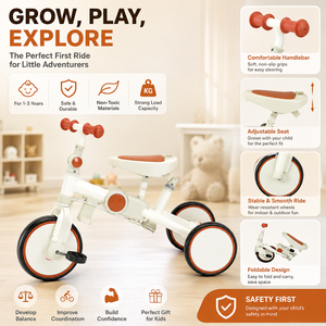 <span class=keywords><strong>Tricycle</strong></span> pour enfants <span class=keywords><strong>en</strong></span> plastique multifonctionnel et sûr, hauteur réglable, pédale antidérapante, léger, pliable - Product Image 1