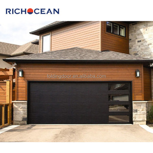 Portes de garage en acier coloré RICHOCEAN, fabrication sur mesure, prix bas, entrée de voitures, portes sectionnelles coulissantes - Product Image 3