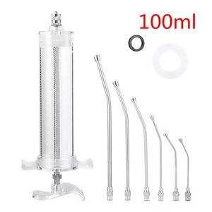 Jeringa de Alimentación para Mascotas Pequeñas de 10ml/20ml/50ml/100ml, Jeringa para Alimentar Aves y Loros, Herramienta de Alimentación con 6 Tubos Curvos para Gavage - Product Image 4