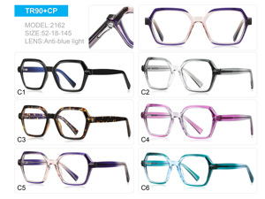 Nuevas Monturas de Gafas con Aro Completo, Elegantes y Cómodas, con Protección Contra la Luz Azul, para Hombres y Mujeres, Uso Profesional en Oficina - Product Image 3