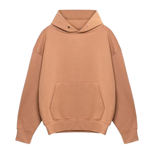 Vente en gros, top ventes, sweats à capuche vierges en coton avec impression par transfert thermique de broderie personnalisée, oversize, unisexe, à la mode - Product Image 1