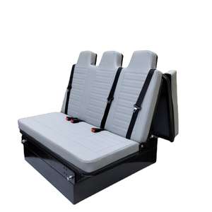 Silla personalizada para autocaravana, asiento plegable de 3 plazas para autocaravana, para <span class=keywords><strong>Ford</strong></span> <span class=keywords><strong>Transit</strong></span> Sprinter Hiace RV, <span class=keywords><strong>Camper</strong></span> - Product Image 1