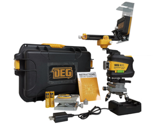 Niveau laser DEG 4D01-F12U jusqu'à 12 lignes 360°, fourniture d'usine, prix attractif, Chine, niveau laser 360° 4D, niveau laser professionnel - Product Image 2