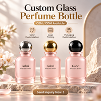 Flacon de parfum de luxe 100 ml avec bouchon en bois, étiquette OEM, noir, fabricant de flacons de parfum personnalisés 30 ml, flacons de parfum 50 ml Chine