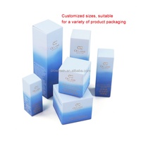 Crown Win Emballage Cadeau Cosmétique Boîte Pliante à Rabat Produit Petite Boîte Robuste Pliable en Carton Gris Matériaux Recyclés Écologique