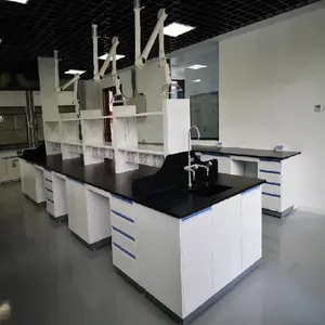 Equipo de muebles de laboratorio, banco de laboratorio de química para física, ciencia, biología, estudio, mesa de Laboratorio de Ciencia