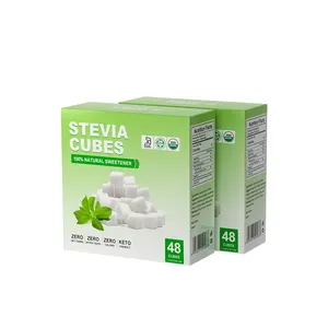 Niedrigkalorie Eigenmarke Stevia-würfeluxtrakt Sg95Ra60 natürlicher Zucker-Süßungsmittel