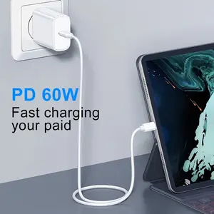 Support PD 18W 60W 100W Short 30cm To 3M Customized PVC For Phone Charger USB C To C Type Fast Charging Cable Type C Data Cable