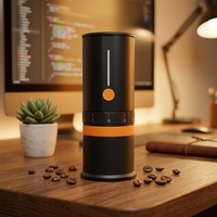 Nouvelle Version Améliorée Moulin à Café Électrique Multi-Vitesses Modèle G10 6000mAh avec Réglage de la Fineur de Broyage et Recharge USB