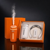 Coffret Cadeau Bien-être Intelligent 2026 – Humidificateur et Masseur Cervical Personnalisables avec Logo – Cadeaux d'Entreprise Technologiques pour la Reconnaissance et la Remunération des Employés