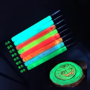 8pcs/bag Waterbase Non-toxic Neon Fluorescent Glow in the Dark Special Markers  Paint Pens Luminous Marker Pens for Fabric/Stone - AliExpress