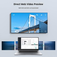 Encodeur-Décodeur Vidéo HD 4K 30Hz Professionnel, Prise en Charge de Toutes les Principales Plateformes de Diffusion en Direct, Effet d'Overlay