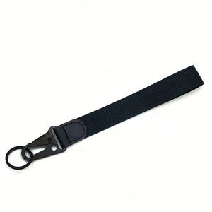 Custom logo Printed Sublimation Climbing Buckle Strap Wrist Polyester Keychain Lanyard Short KeyChain Lanyards - Product Image 4