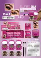 Gel pour sourcils au collagène Kiss Beauty, Eyeliner, Vente en gros d'usine, Marques privées personnalisables, Gel pour sourcils, Eyeliner
