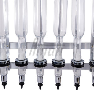 Perfume <b>Dispenser</b> Refill Bar Display Vials & <b>Bottles</b> Plastic/Glass Cosmetic Use Single Row 12 Head Perfume Bar <b>Dispenser</b> Set - Product Image 4