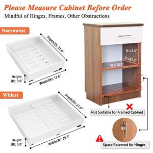 Nhà Máy Bán buôn ngăn kéo lưu trữ kéo ra khỏi tủ tổ chức có thể điều chỉnh trượt ra ngăn kéo cho tủ bếp tùy chỉnh - Product Image 3