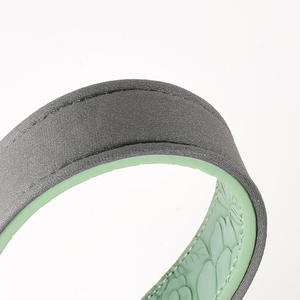 Collar táctico de perro personalizable cómodo espacio algodón ajustable plástico relieve estampado cuero remache logotipo personalizado - Product Image 4