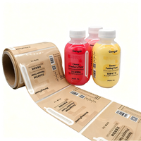 Étiquettes thermorétractables imprimées sur mesure pour bouteilles et canettes de boissons Impression haute définition Film thermorétractable pour boissons
