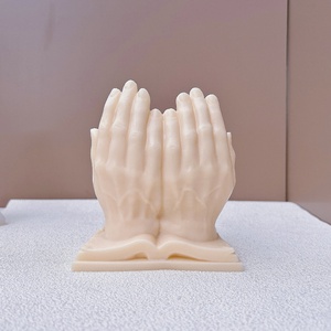 Moule en silicone TangChu pour bougie religieuse, Jésus et la Sainte Famille dans les mains, moule 3D DIY pour bougie, décoration d'intérieur, moule pour bougie parfumée, résine - Product Image 2