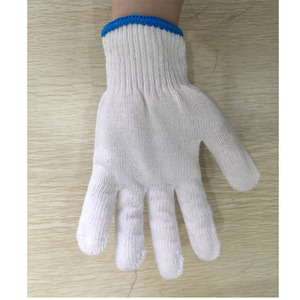 ถุงมือผ้าฝ้ายสำหรับงานอุตสาหกรรม 500 กรัม เกรด A 10 เข็ม สำหรับโรงงานผลิตเครื่องจักรกล ทนทานต่อการสึกหรอ กันลื่น - Product Image 1