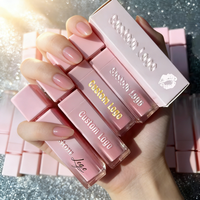 Tube de brillant à lèvres personnalisé en gros, teinte à lèvres longue tenue non collante, rouge à lèvres liquide végétalien waterproof marque privée