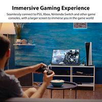 InnoView Tragbarer Monitor 18,5 Zoll Laptop USB-C HDMI HDR Reise-Monitor mit Standfuß für Mac PC PS4/5 Switch