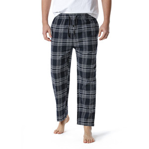 Pantaloni del <span class=keywords><strong>pigiama</strong></span> da <span class=keywords><strong>uomo</strong></span> all'ingrosso con Logo personalizzato con coulisse Casual pantaloni da salotto con tasche - Product Image 2
