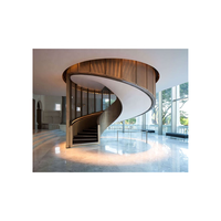 Escaliers incurvés, à la mode, Style moderne, taille personnalisée, belle balustrade, nouveauté,