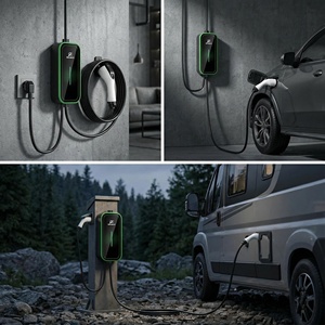 Cargador Portátil para Vehículos Eléctricos Tipo 1 Americano de 7kw, 60HZ, Enchufar y Usar, Corriente de Pantalla Ajustable de 6-32A - Product Image 3