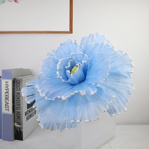 Fleurs en soie de pivoine artificielles de <span class=keywords><strong>lin</strong></span> de 50cm faites à la main pour le mariage noël nouvel an belle scène de fête toile de fond de cabine photo - Product Image 5